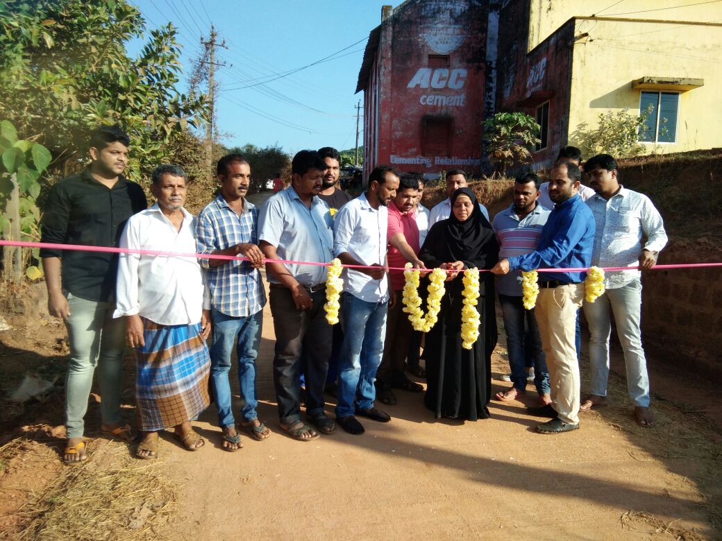 ಒಂದೇ ಕಾಂಕ್ರೀಟ್ ರಸ್ತೆಗೆ ಎರಡು ಬಾರಿ ಉದ್ಘಾಟನೆ ಭಾಗ್ಯ!